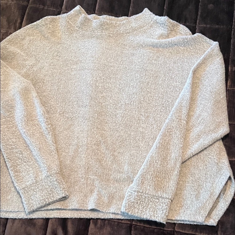 Abound Cozy Gray Cowl Neck Sweater